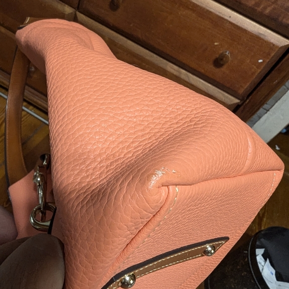 Dooney & Burke Hobo Tangerine Orange - Picture 6 of 12